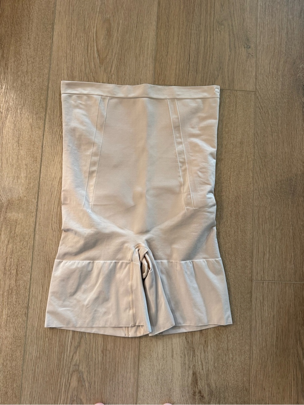SPANX Nude High-Waist Shaping Shorts
